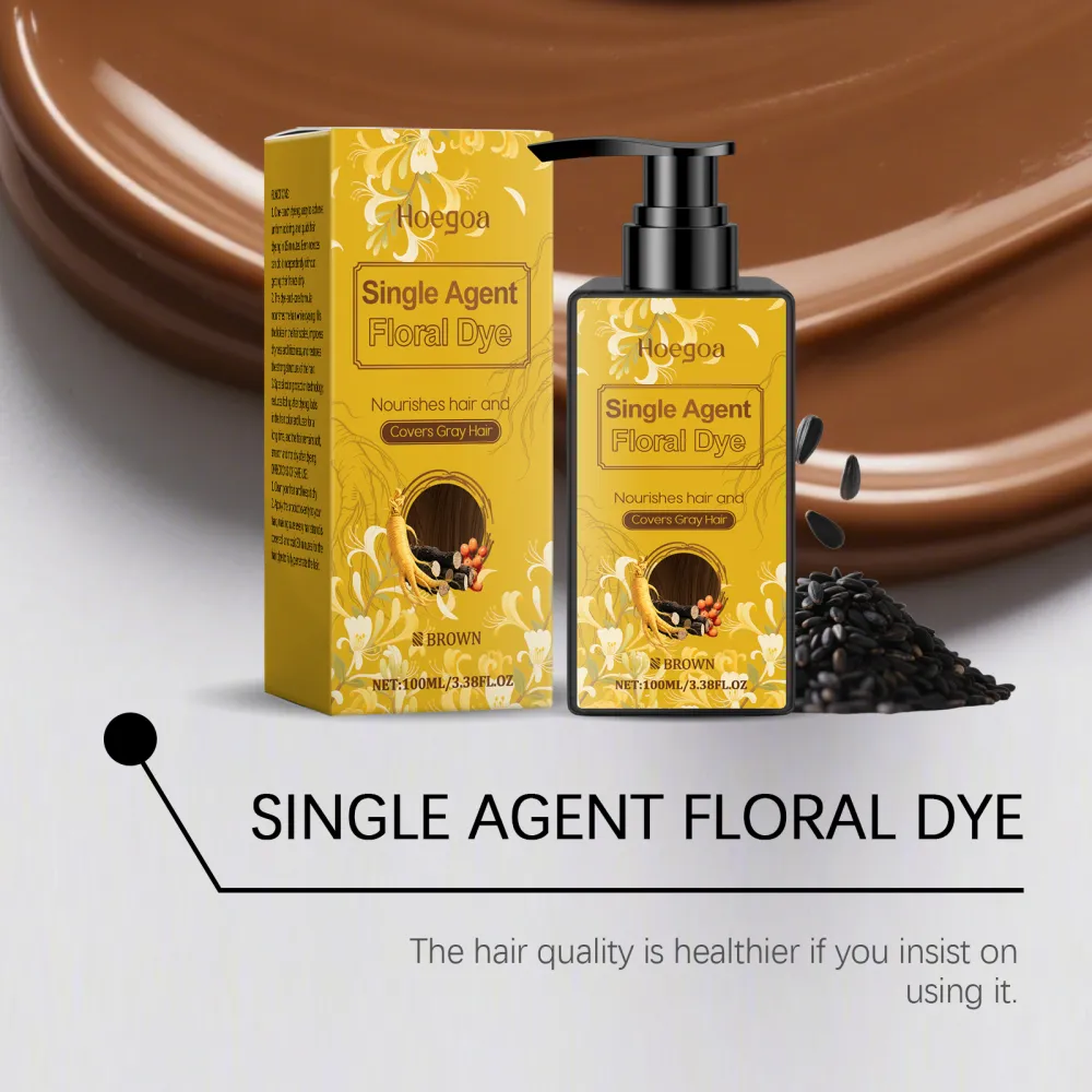 Brown hair care agent