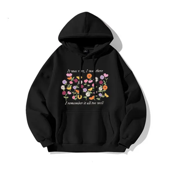 Retro Eras Piano Flowers Surprise Songs Flowers Hoodies