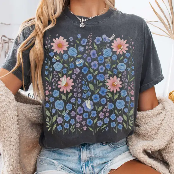 Cottagecore Wildflower T-shirt