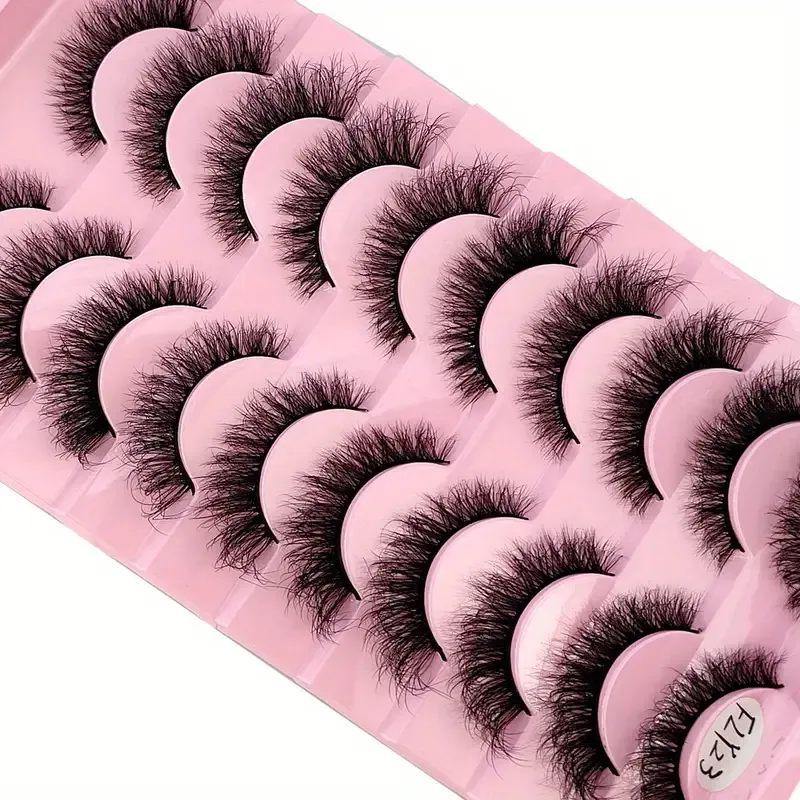 Set Of 3D Fluffy False Eyelashes