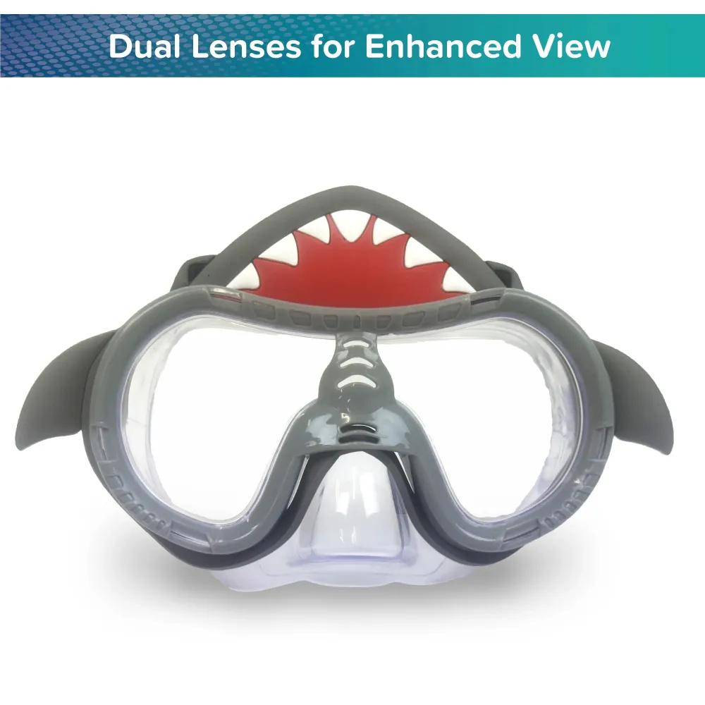 Double-Lens Wide-View Unicorn-Shaped Children'S Swimming Goggles