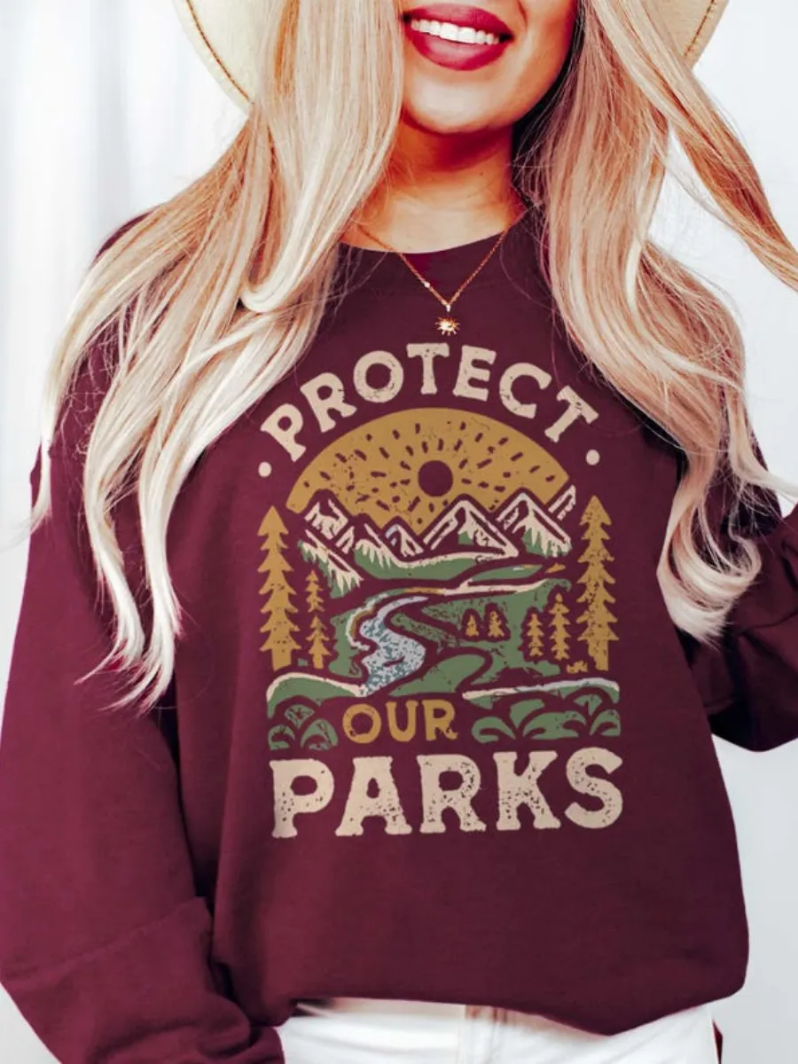 Vintage Park Printed Sweatshirt