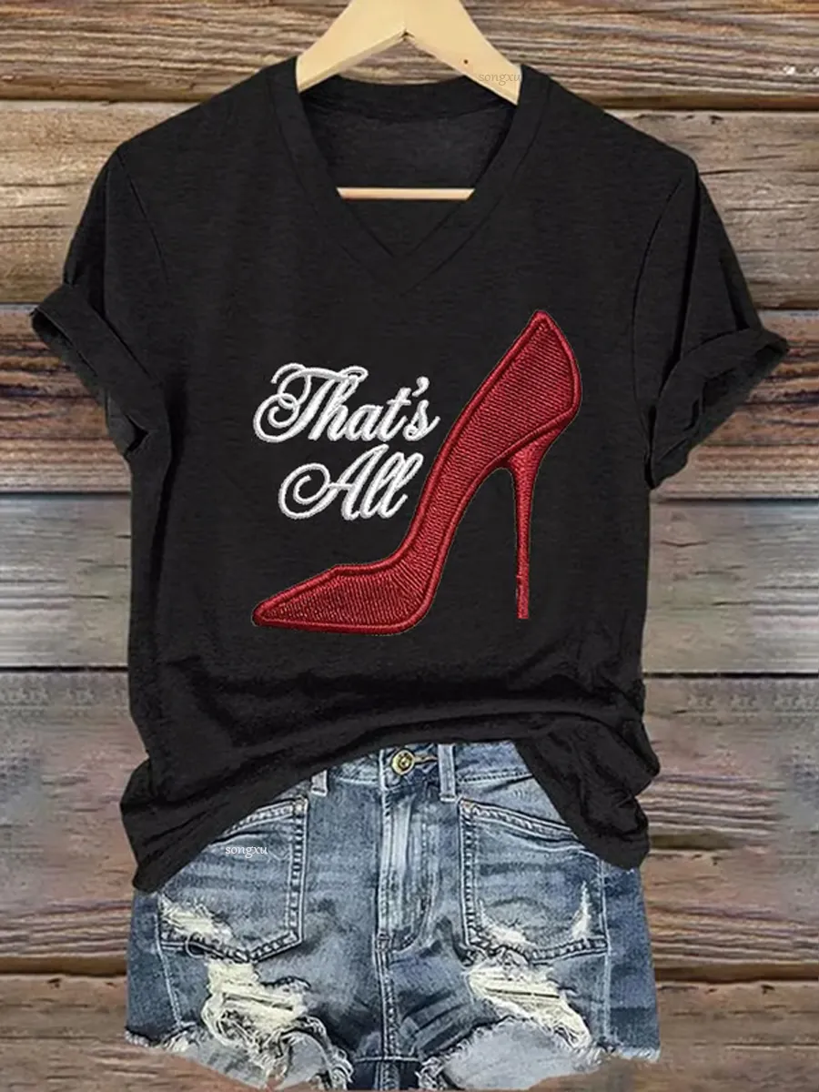 Women's Casual Print Short-Sleeve T-Shirt