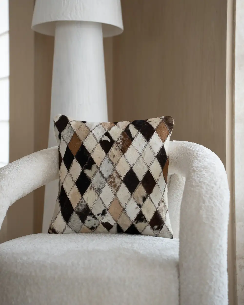 Urban Wildgrain Leather Cushion Cover