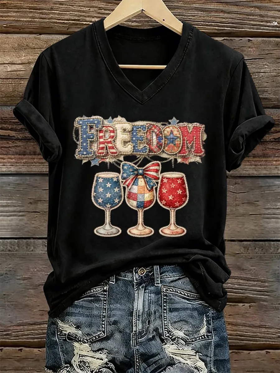 Women's American 250th Anniversary Printed T-Shirt