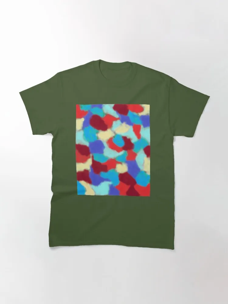 Tye Dye Look Multi Color Classic T-Shirt