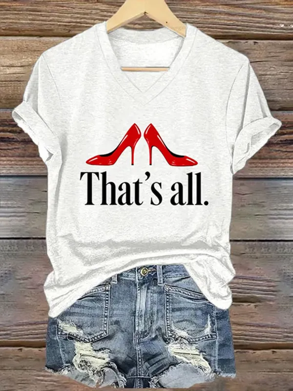 Women's Casual Print Short-Sleeve T-Shirt
