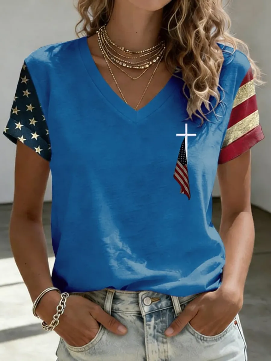 Women's American 250th Anniversary Printed T-Shirt