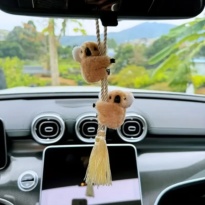 Cute Koala Car Rearview Mirror Hanging Ornament