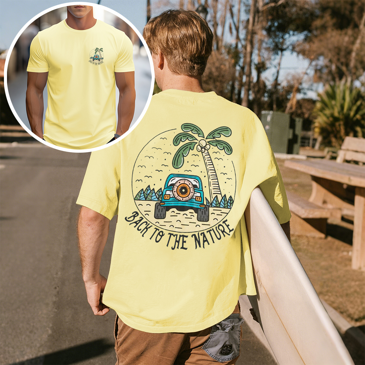 Nature Backing Adventure Graphic T-Shirt