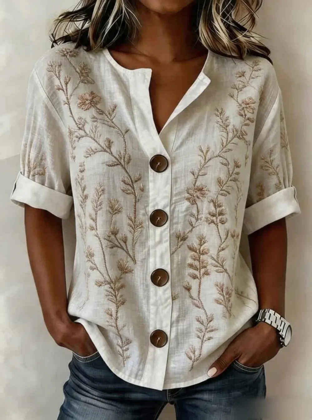 Women's Casual Printed Top