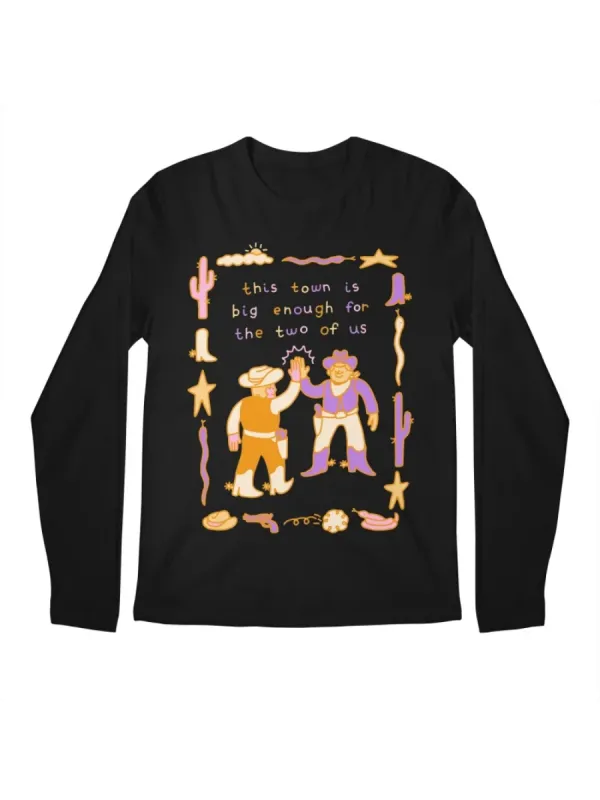 Cute Western Cowboy Printed Tee