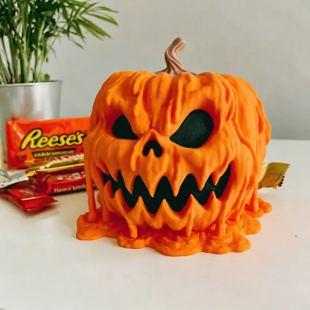 Halloween Pumpkin Head Candy Bowl