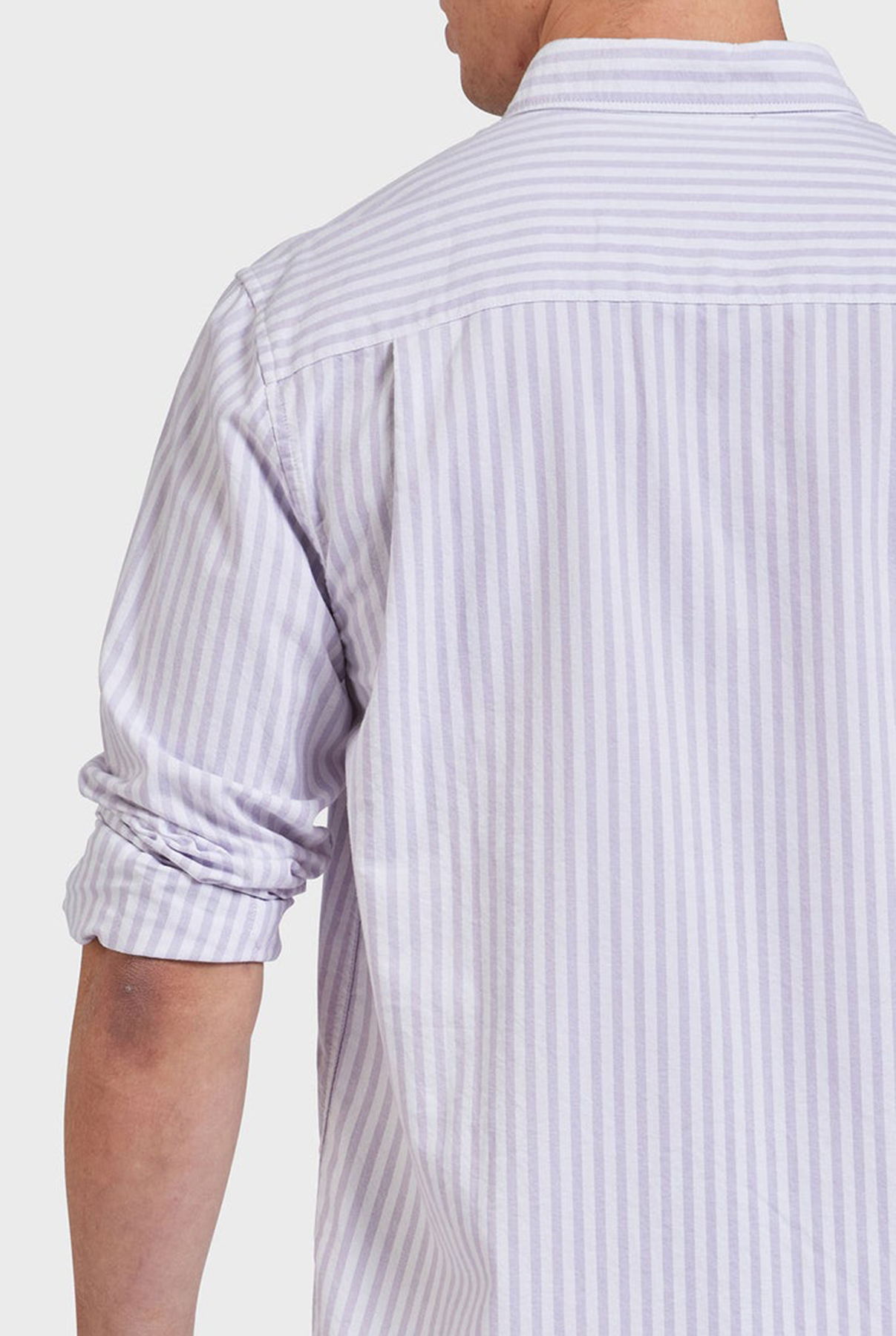 Vintage Oxford Shirt-Lavender stripe