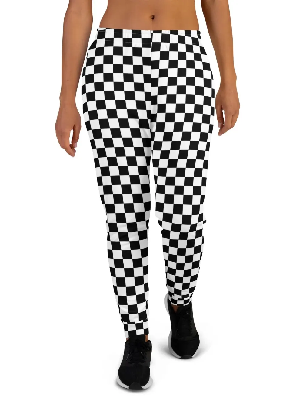 Casual Checkerboard Joggers