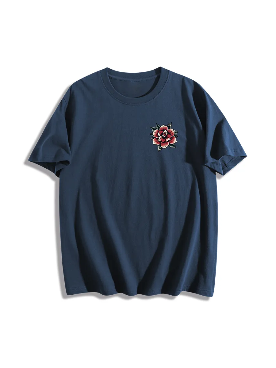 Floral Wave Design T-Shirts