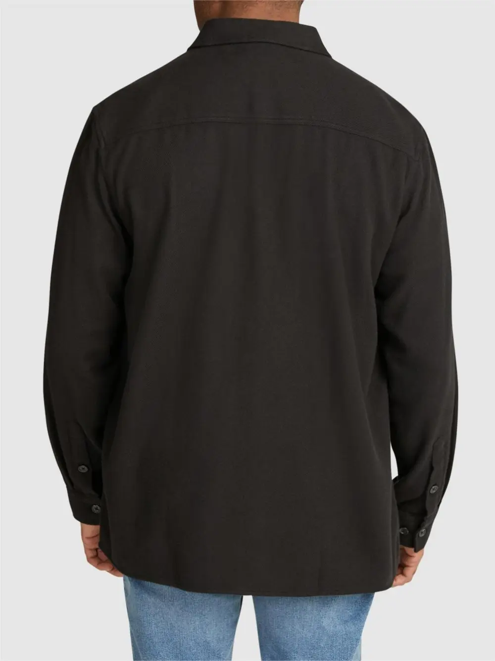 Casual Stretch Button Long-Sleeve Shirts
