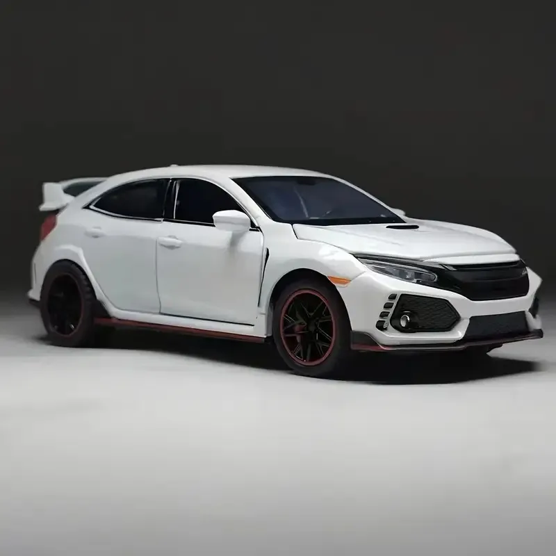 Simulation Fun White Toy Car