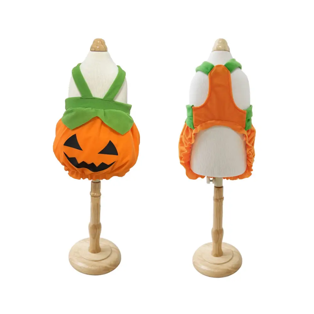 Halloween Pumpkin Pet Overalls Holiday Party