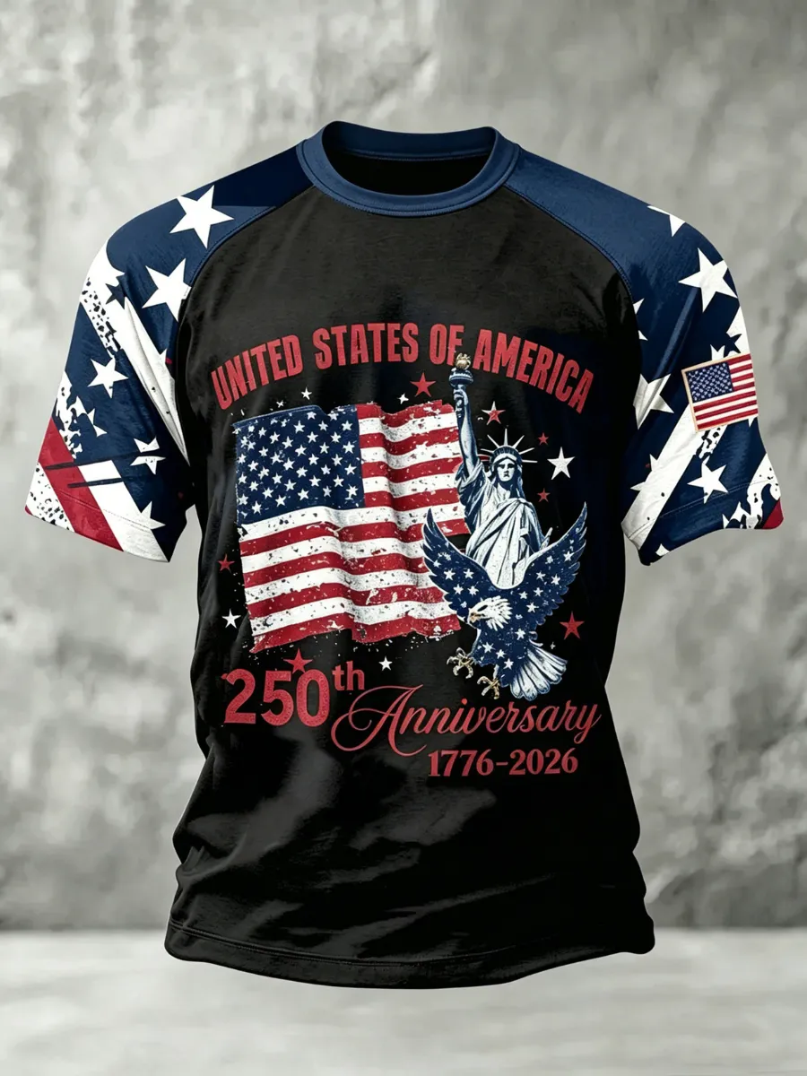 Men's 250th Anniversary Celebration Printed T-shirt
