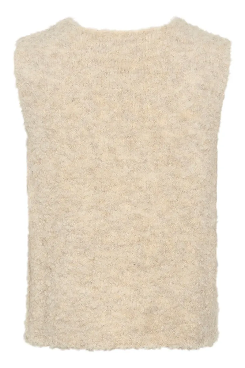 V Neck Stretch Knit Vests