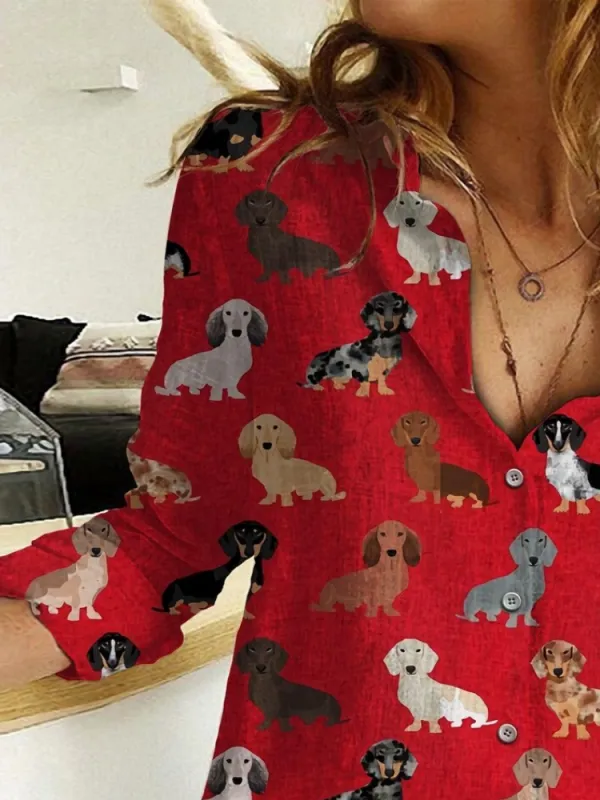 Multi-Color Dachshund Shirt