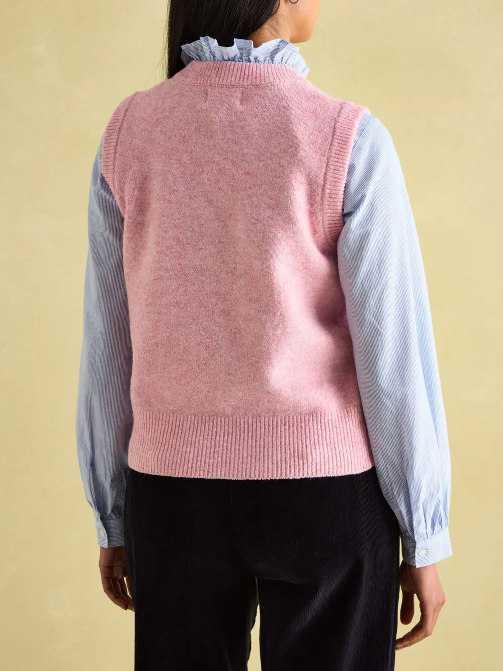 Pink Knitted Vest