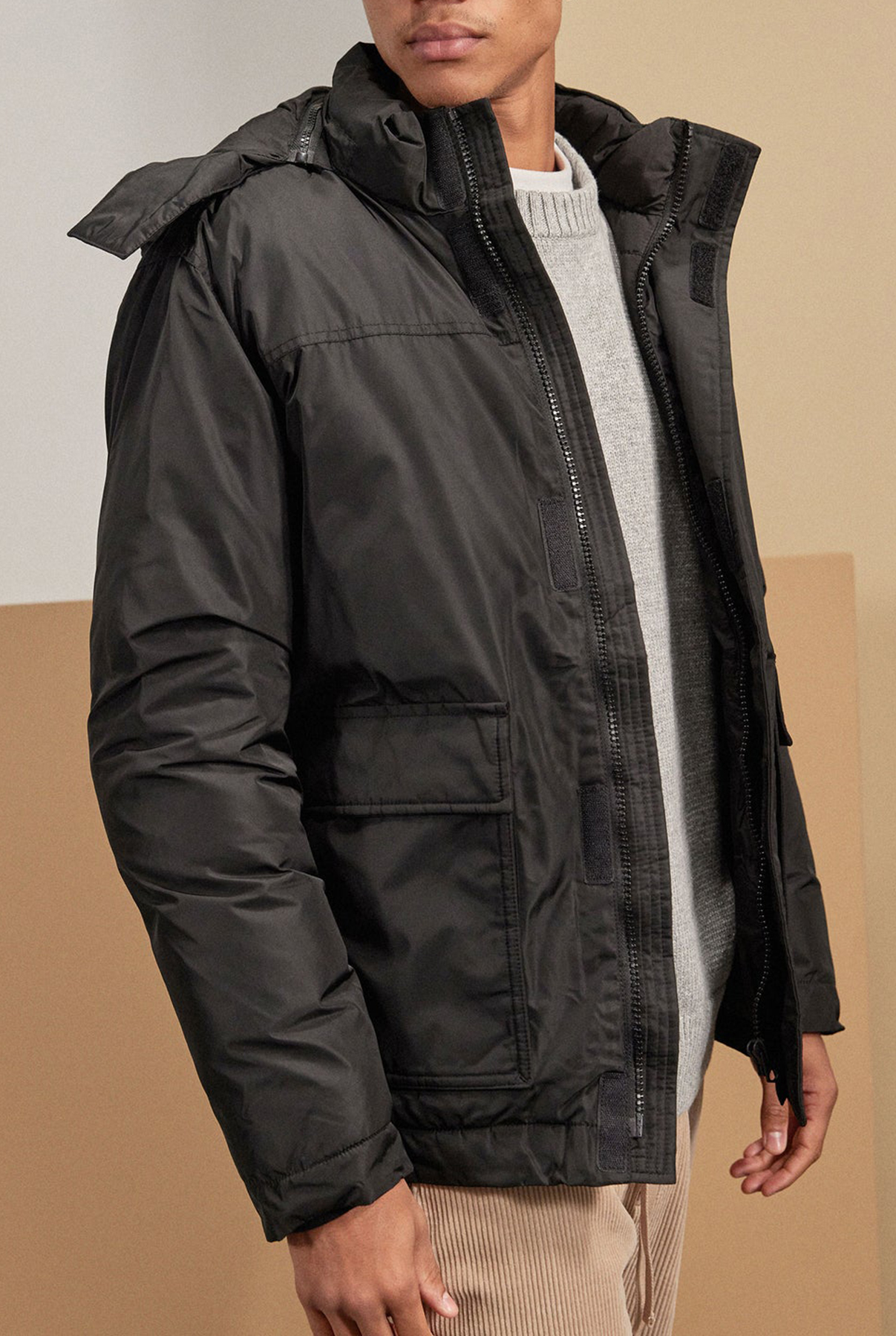 Oregon Puffer Jacket-Macadamia