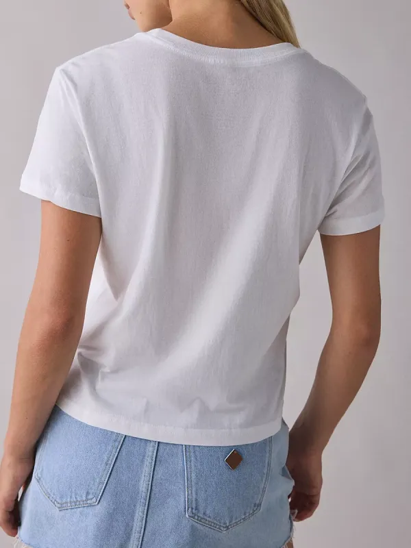 Women's Girls' Printed Pure Cotton T-Shirt