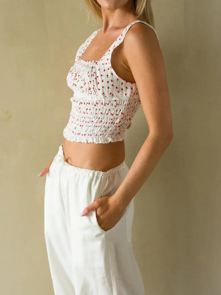 Picnic Smocked Top