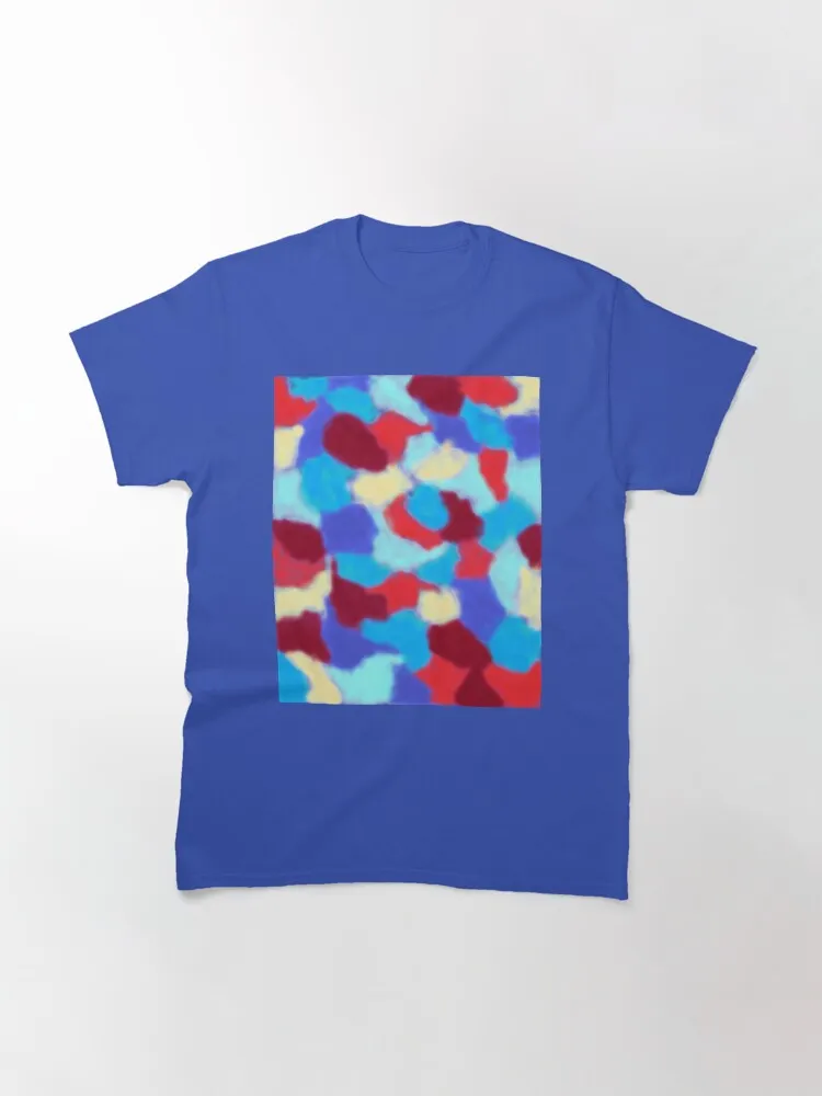 Tye Dye Look Multi Color Classic T-Shirt