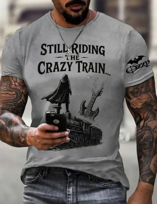 Men'S Ozzy Osbourne Printed T-Shirt