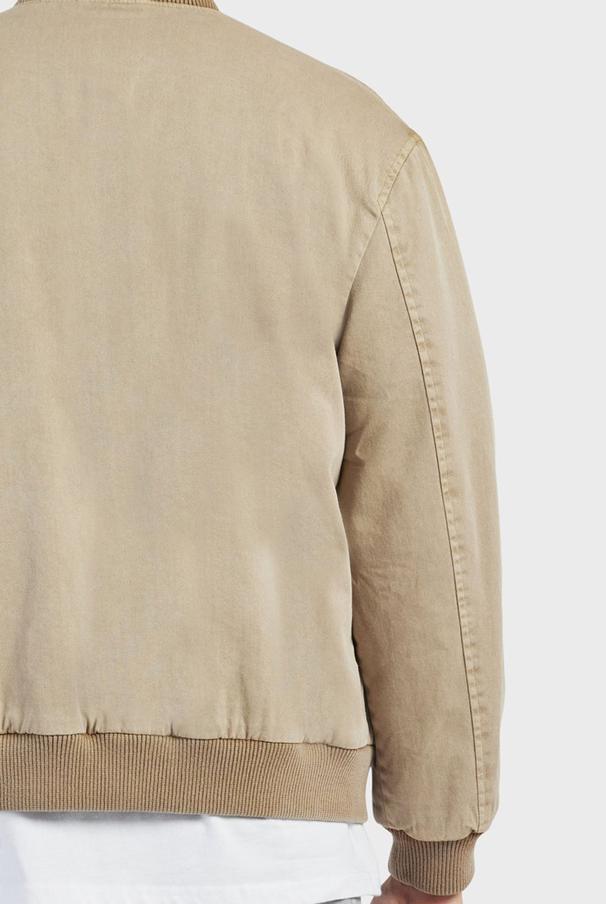 Standard Issue Bomber- Almond tan