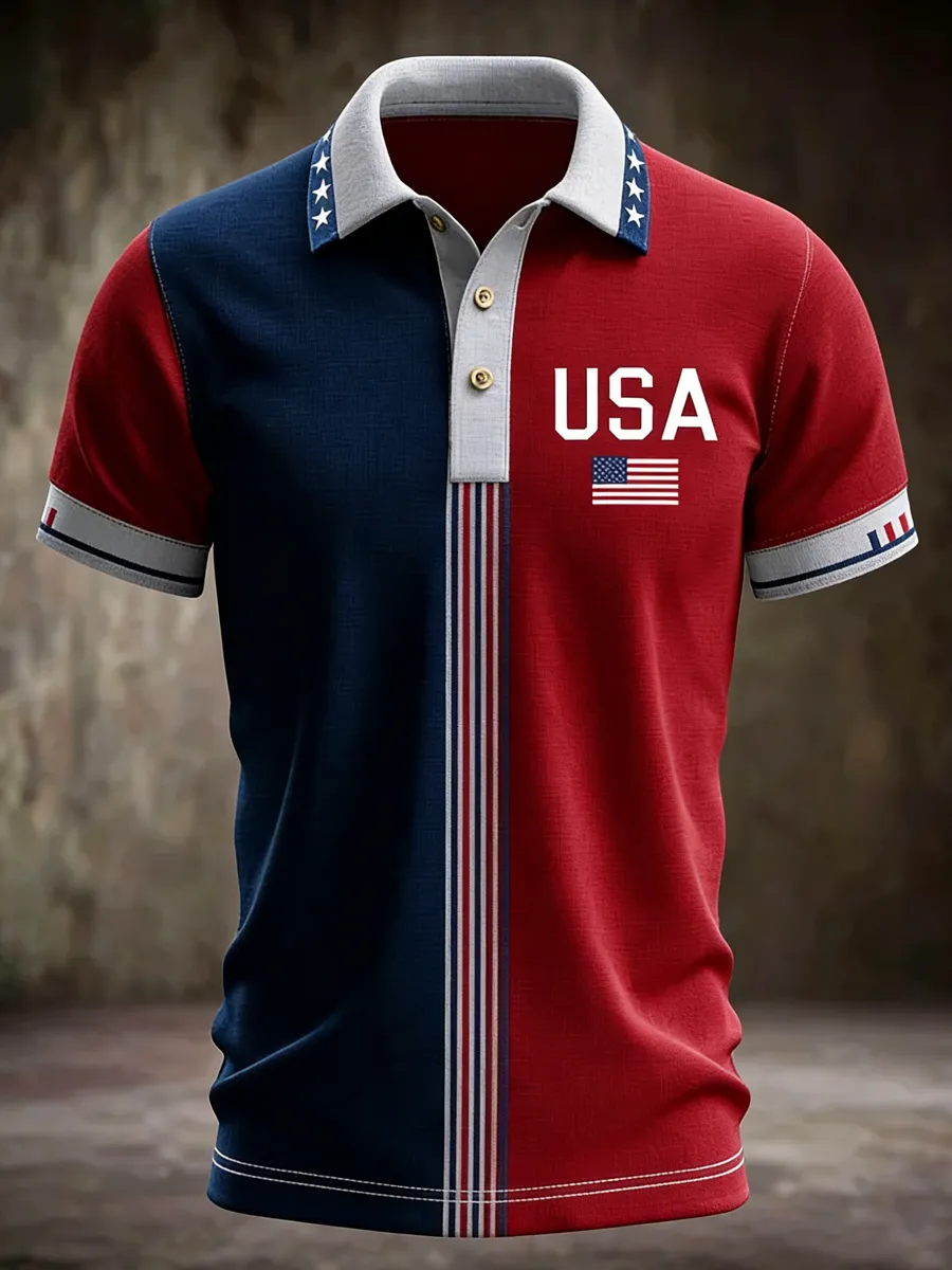 Men's Veterans Memorial Red Friday Short sleeved Shirt