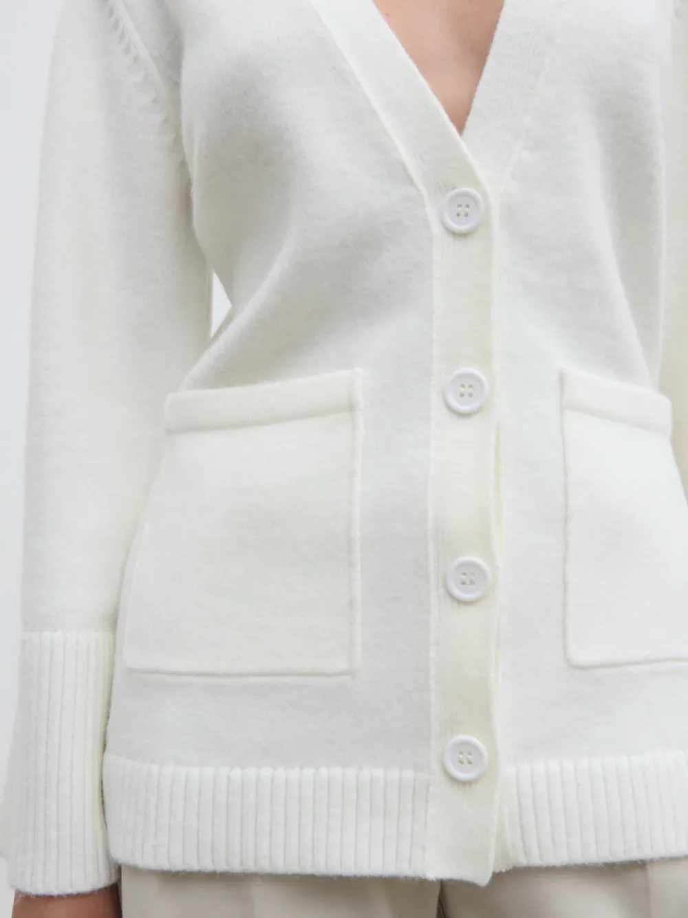 Button Front Knit Cardigan