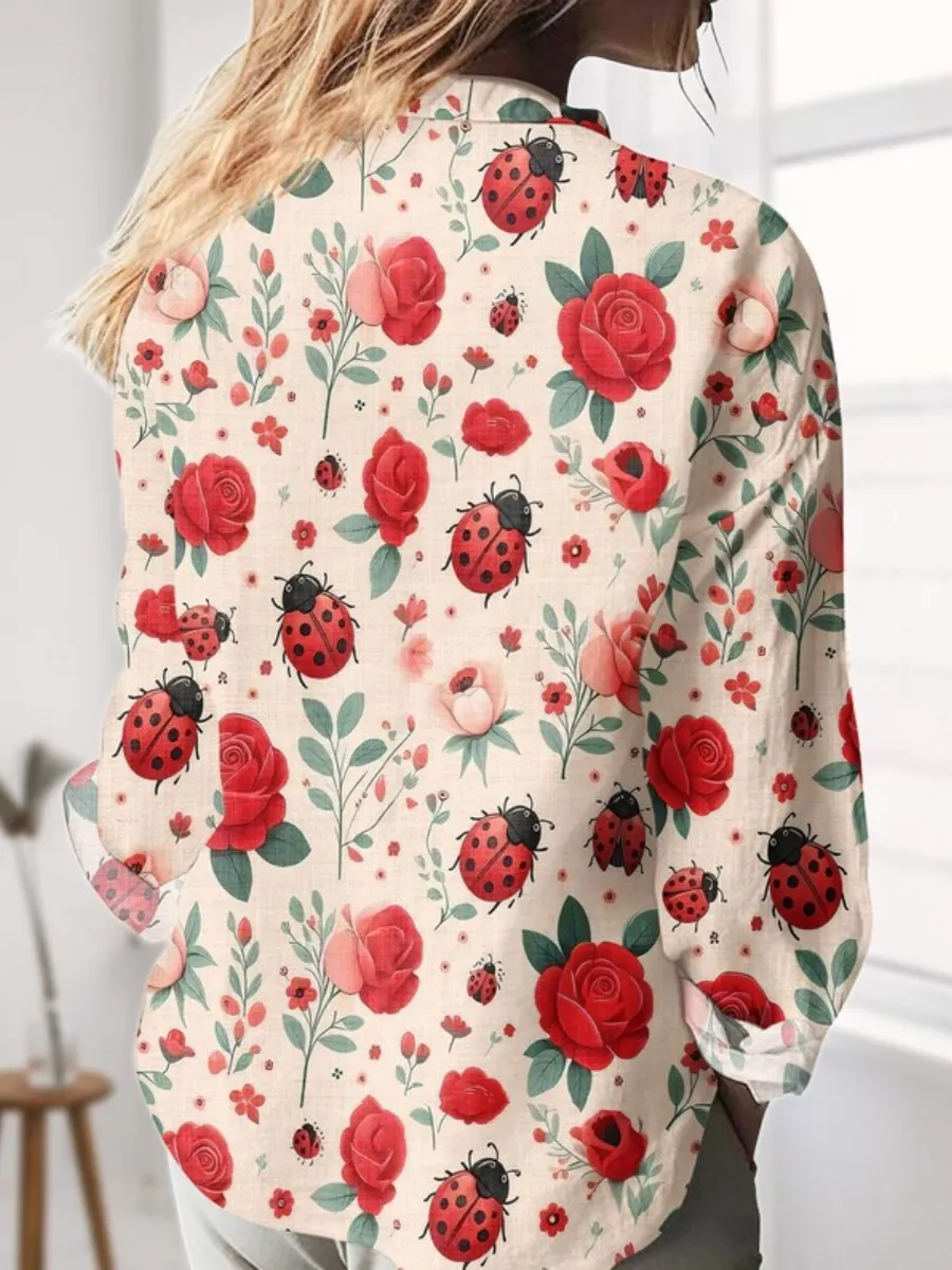 Ladybug and Rose Shirt