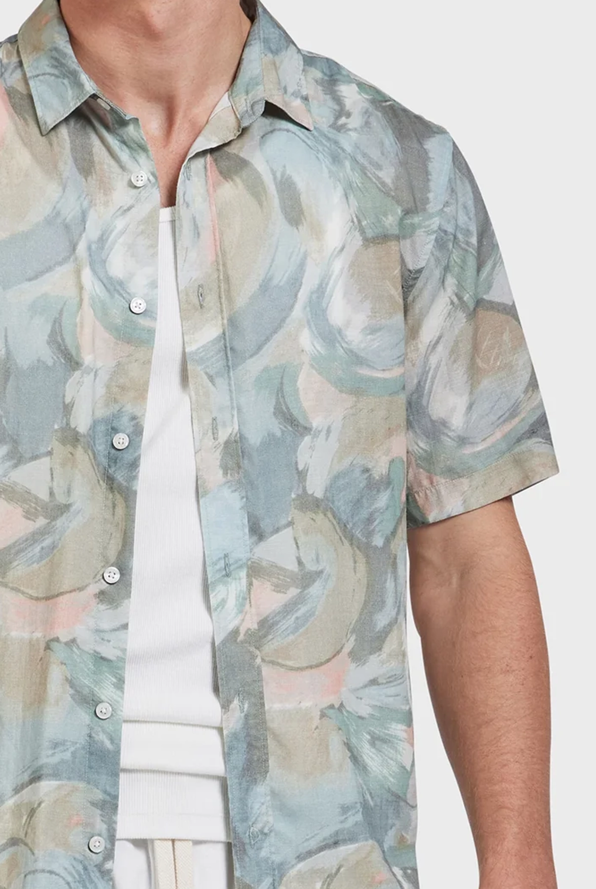Oceanside Short Sleeve Shirt-Multi