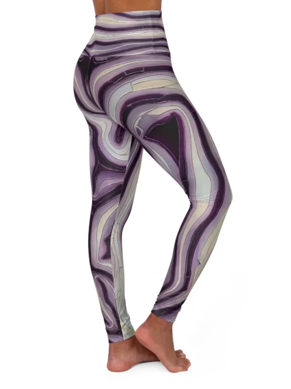 Stripe High Waist Leggings