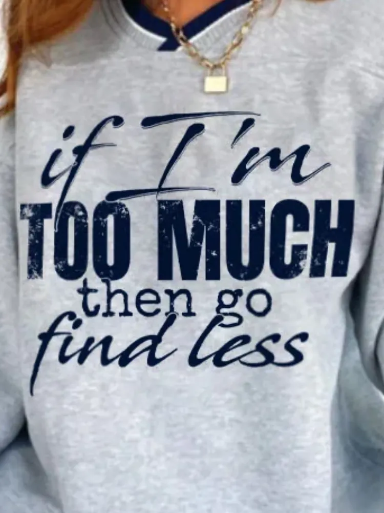 Casual Over Sized V-Neck Sweatshirt