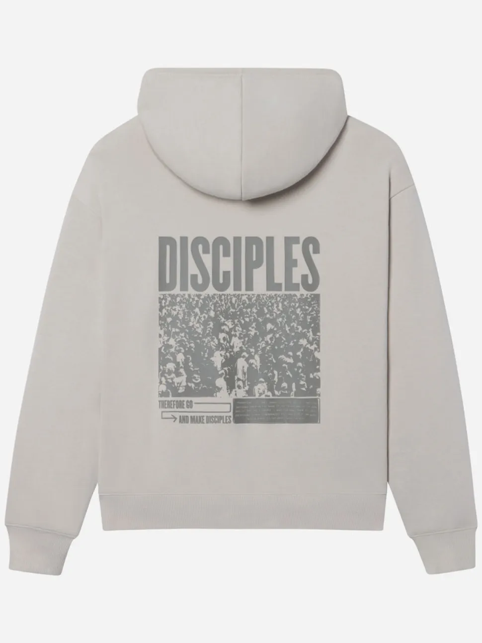 Women's  Retro Graphic Print Hooded Long-Sleeve Sweatshirt