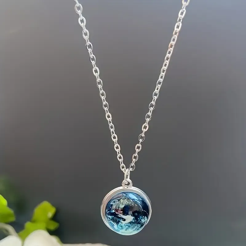 Glass Earth Hanging Ornament for Car