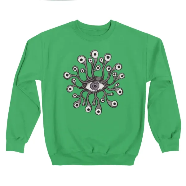 All-Seeing Eye With Tentacle Eyelashes Sweatshirt