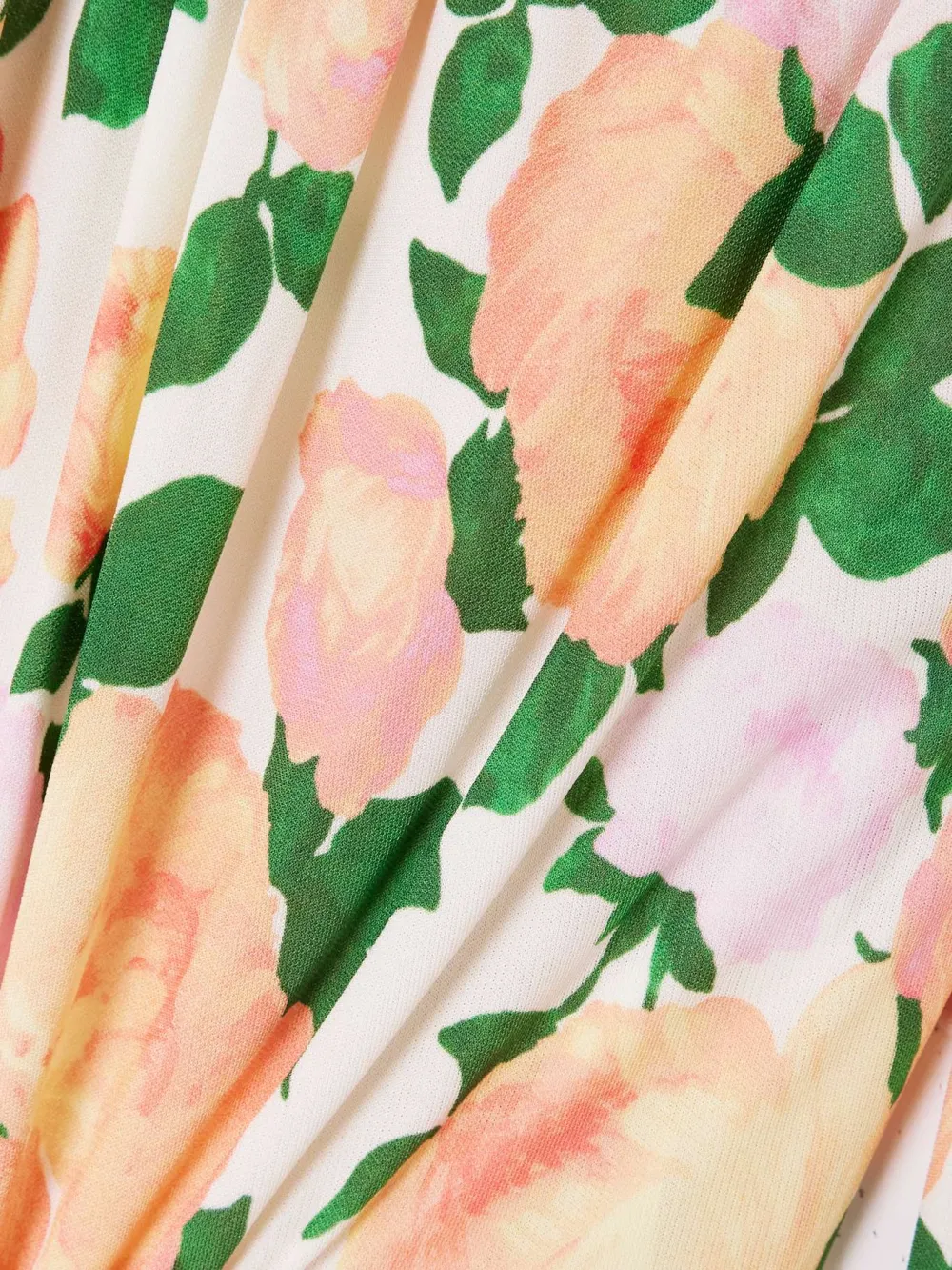 Front Ruched Floral Dress