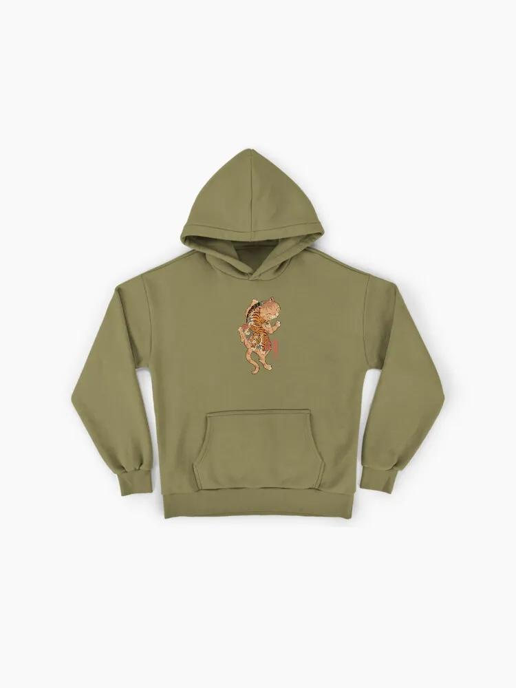 Japanese Irezumi Tiger Cat Hoodie