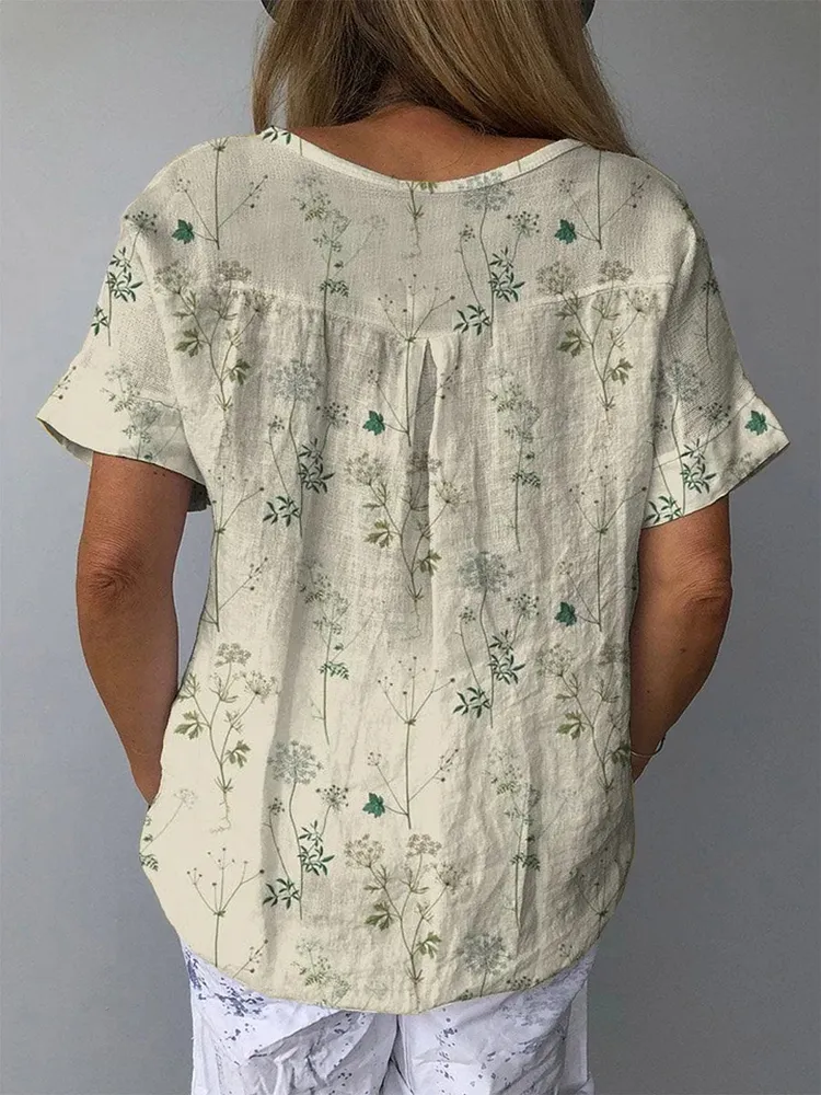 Women's Floral Print Shirt