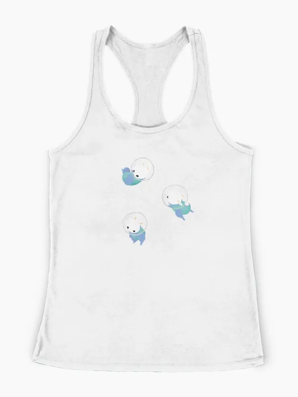 Space Bunnies Racerback Tank Top