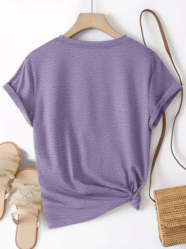 Phase Change Pattern Print T-Shirt