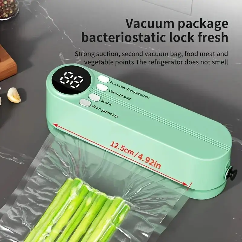 🥗 Keep Your Food Fresh ✨Mini Wireless Vacuum Sealer