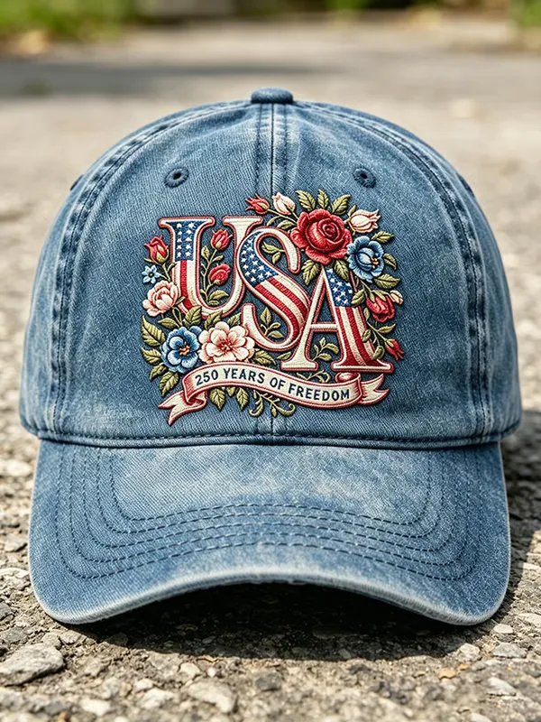 250th Anniversary Embroidered Duck Tongue Hat in the United States