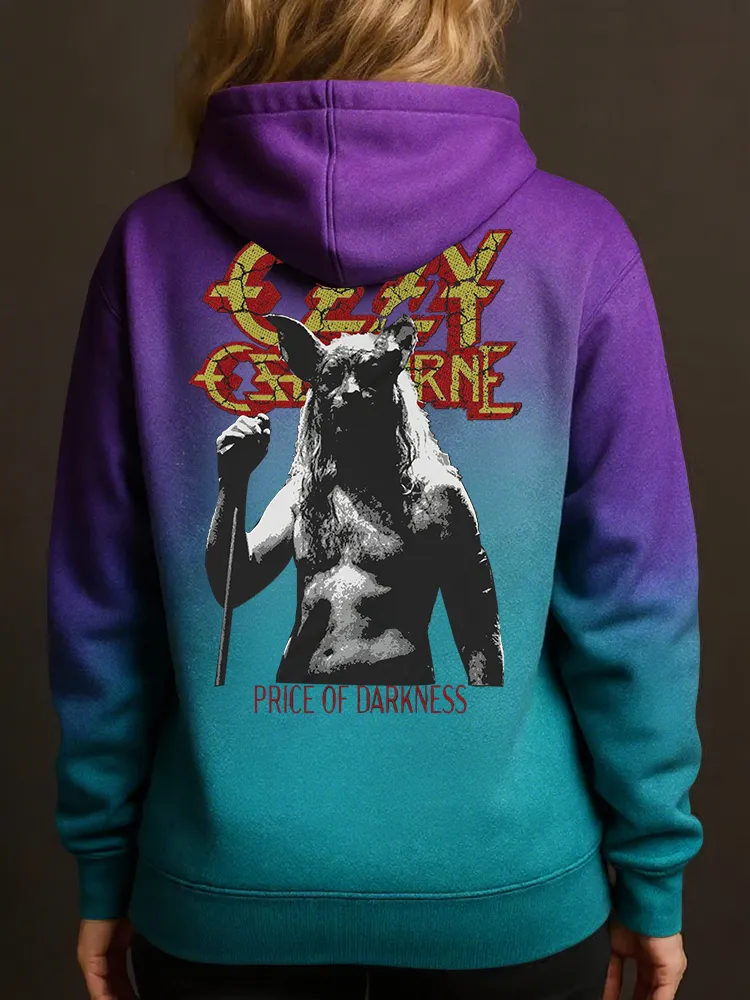 Women 's Gothic Print Daily Hoodie